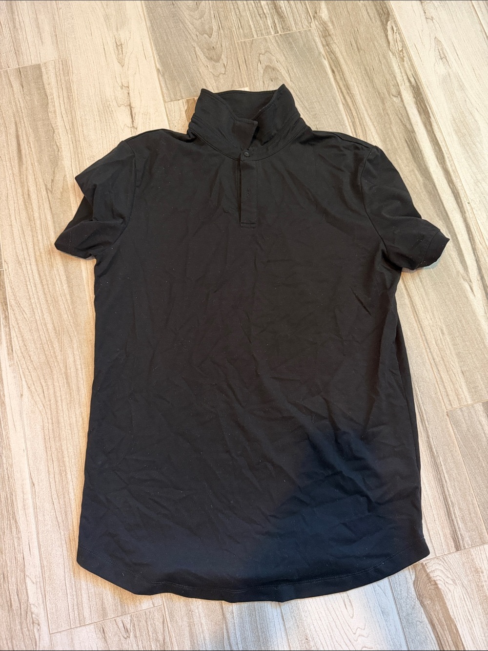 Cuts Clothing Black Polo Shirt Medium